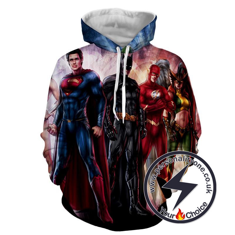 Justice League - Justice League 3D - Justice League Hoodies